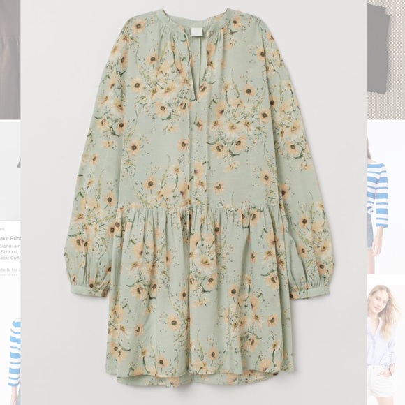 H&M Dresses Hm Floral Dress Poshmark